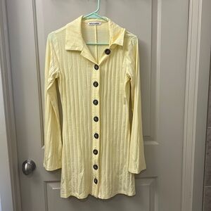 Medium yellow Reformation dress, never worn
